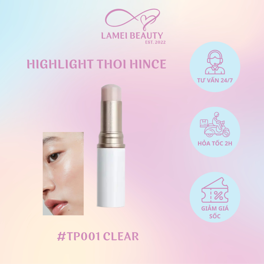 [TP001 Clear] Highlight Hince Thỏi Bắt Sáng HINCE True Dimension Radiance Balm 10g - Lamei.Beauty