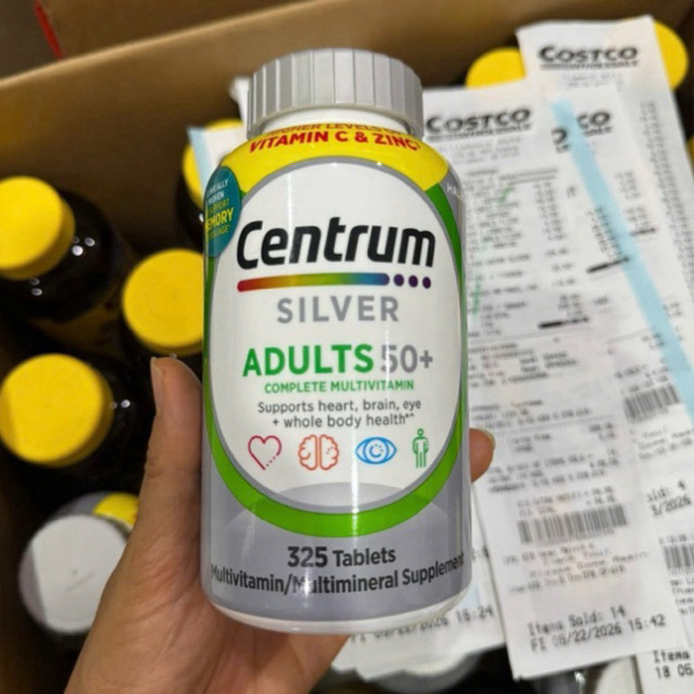 Centrum Silver Multivitamin 50+ Hộp 325 Viên - Viên Bổ Sung Vitamin