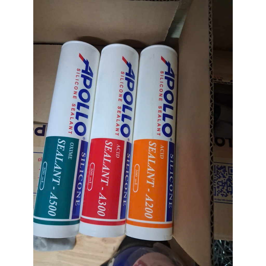 Keo silicon Apolo A200, A300, A500