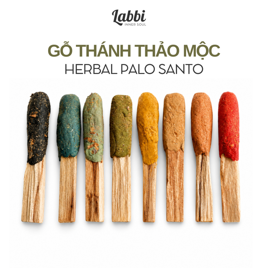 [Labbi] Palo Santo Herb - Gỗ trắc xanh thảo mộc thanh tẩy, bảo vệ và thanh lọc không gian