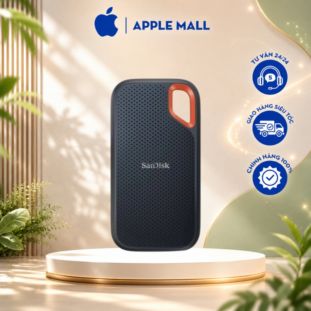 [HOẢ TỐC HCM] Ổ cứng di động Sandisk E61 Extreme V2 SSD 1TB USB 3.2 - Chính hãng