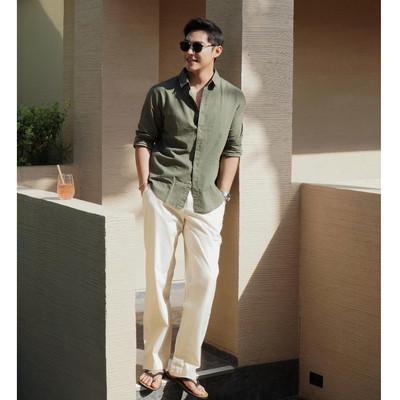 [FORM SUÔNG] Quần kaki nam HEBOZ garment straight 2M, quần dài ống đứng chất co giãn - 00003137