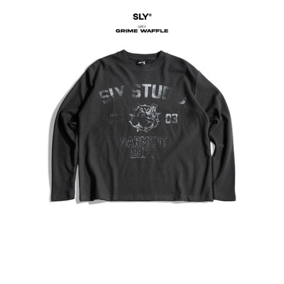 Áo tay dài Long Sleeve Waffle Grime Grey