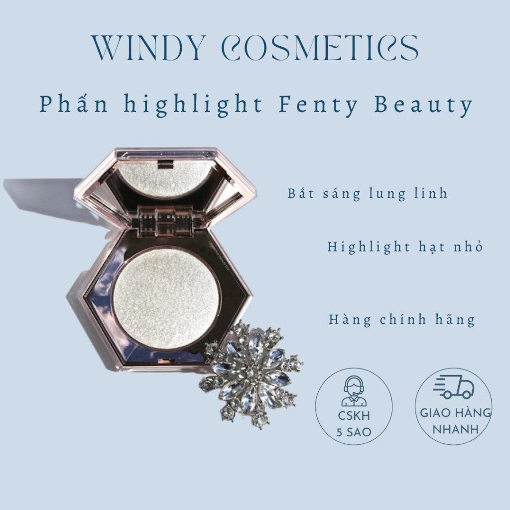 Phấn highlight Fenty Beauty Diamond Bomb Phấn phản chiếu ánh sáng Fenty Beauty Diamond Bomb Highligh