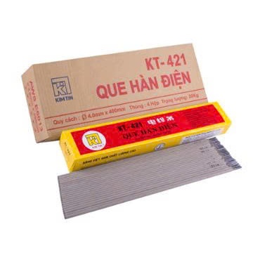 Que hàn sắt Kim Tín KT421 2.5mm (2.5kg/hộp)- KT6013 (4.0mm 5kg/hộp)-KT6013 (3.2mm 5kg/hộp)