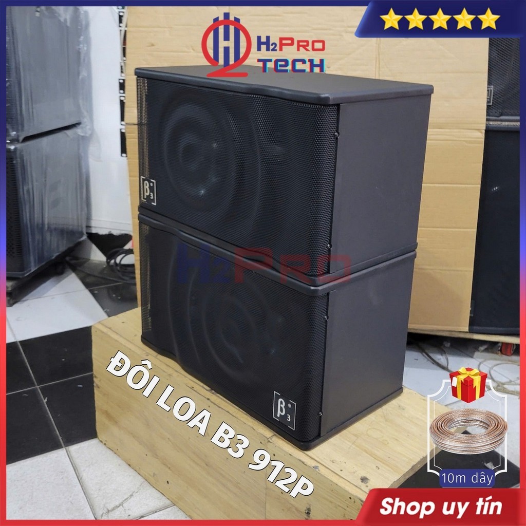 Loa B3 912 Nhật Bãi Bass 25 (Giá 2 Cái) 900W, 4 Treble, Nguyên Zin, Loa Karaoke Gia Đình – H2Pro