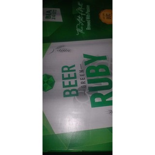 Thùng 24 lon bia Red Ruby Xanh 330ml