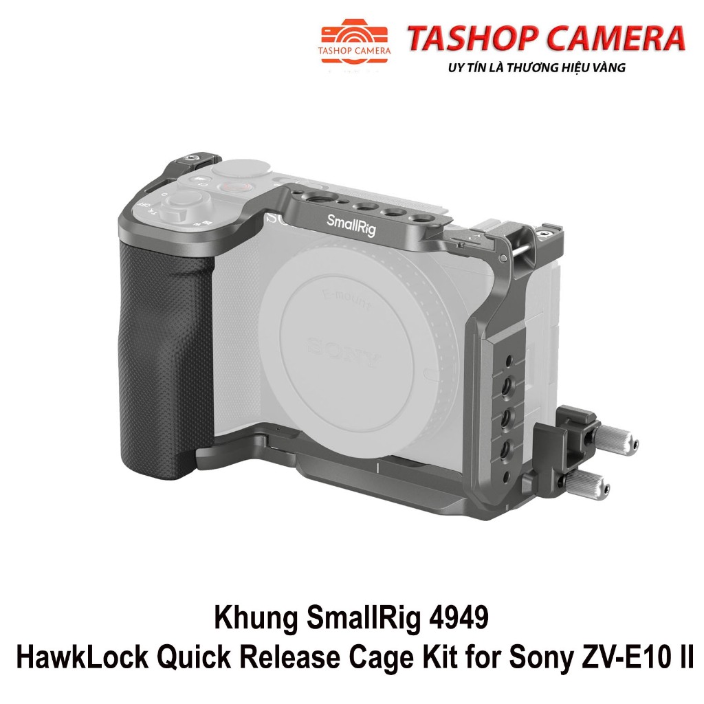 Khung SmallRig 4949 HawkLock Quick Release Cage Kit for Sony ZV-E10 II