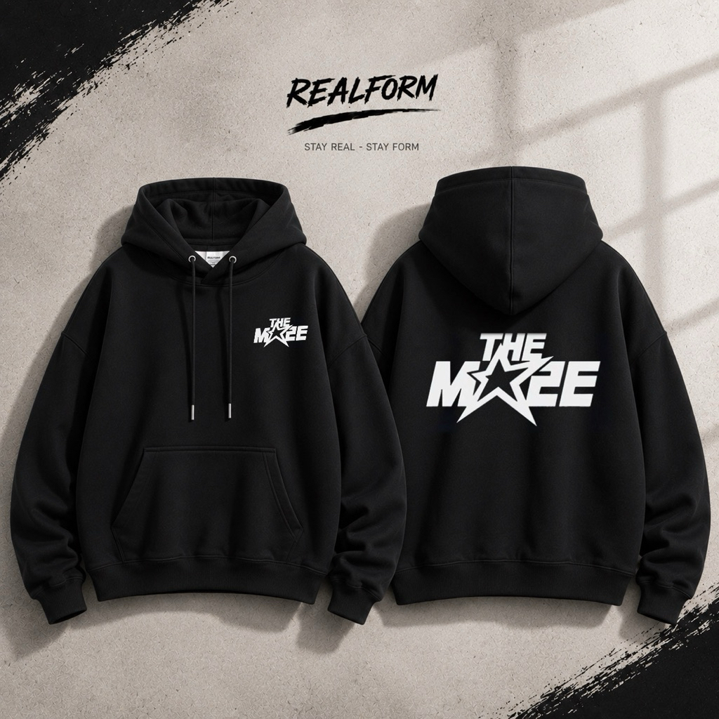 Áo Hoodie Unisex Áo Khoác Hoodie Zip Form Rộng Ngôi Sao Chất Nỉ Dày Mịn có Bigsize S- 4XL