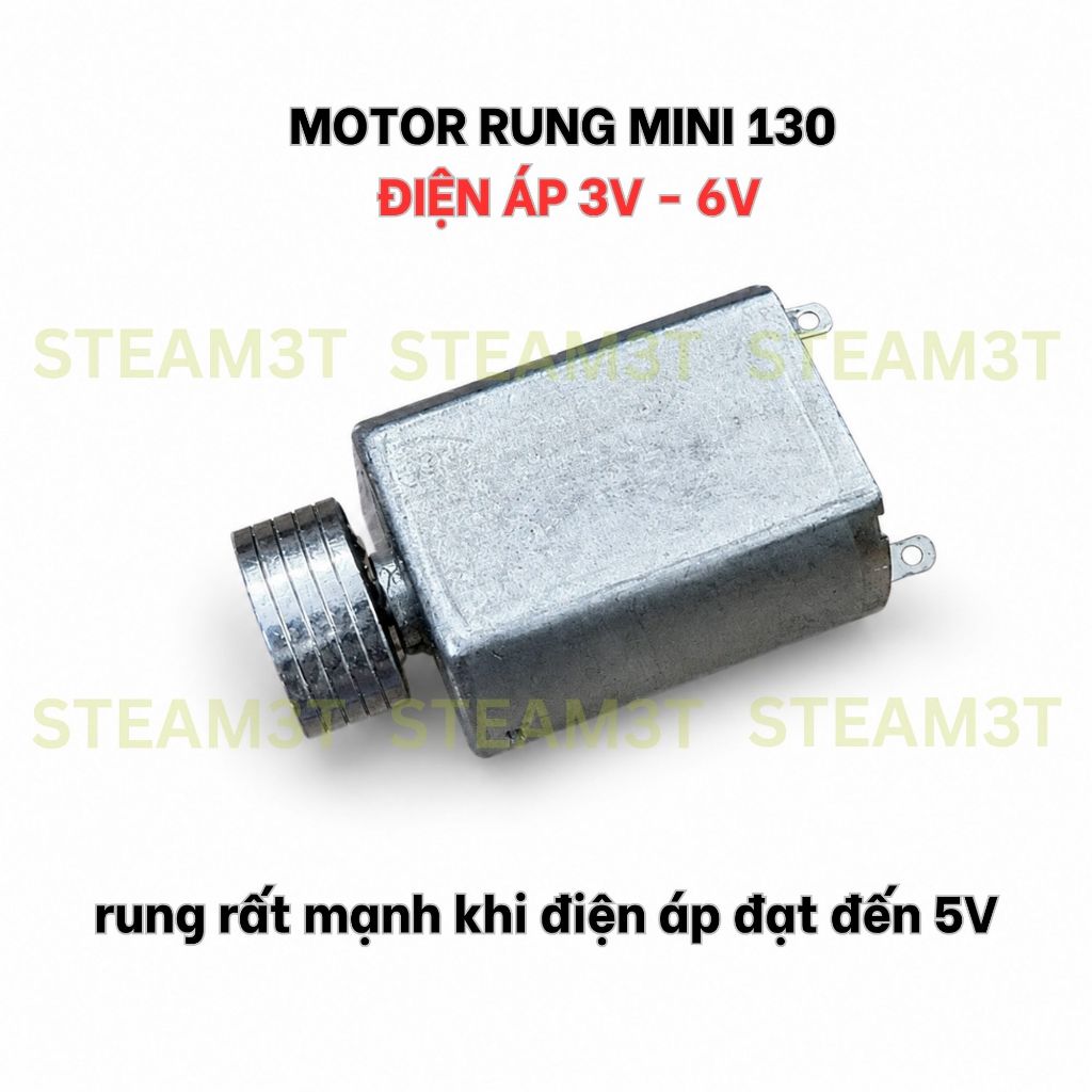 motor rung mini 3V - 6V motor 130 rung rất mạnh - LK0216