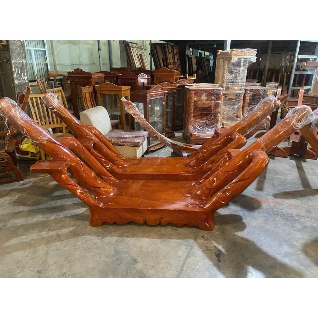 Giá võng gỗ gõ đỏ cao cấp (không kèm võng )