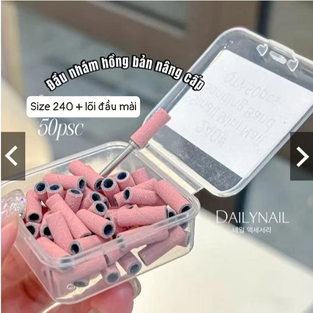 đầu mài Móng Gắn Máy Mài Nail – Độ Nhám 120/180/240 siu xịn và hot ạ .( shop ms mong a cj ủng hộ sho