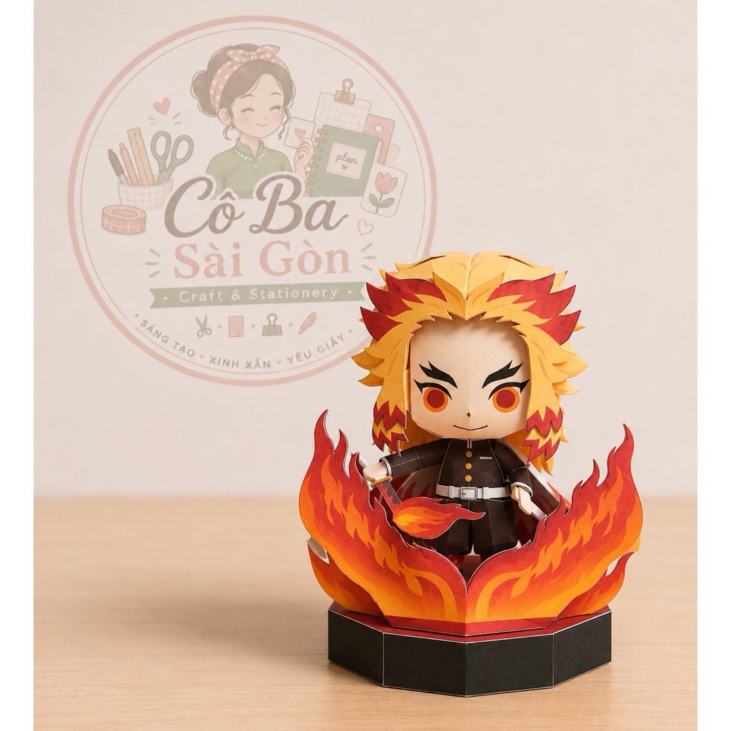 Mô Hình Giấy Anime -  Kyojuro Rengoku