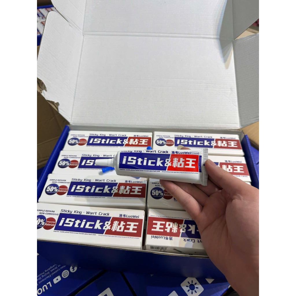 Keo istick 15ml sẵn trắng - đen