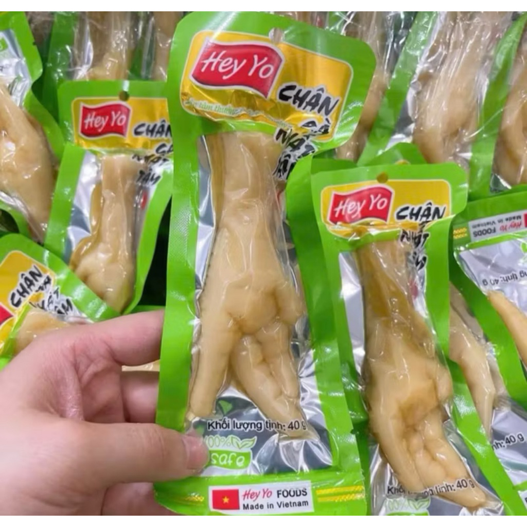 Chân Gà Nhất Tâm, Chân Gà Hey Yo, Thơm NGon, Dai Giòn, Hey Yo Food