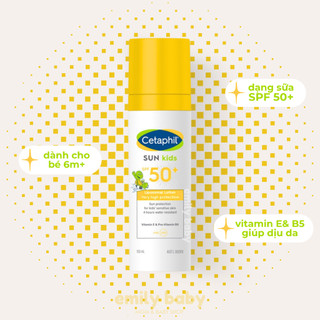 Kem Chống Nắng Cho Bé 6M+ Cetaphil Sun Kids SPF50+ 150ml