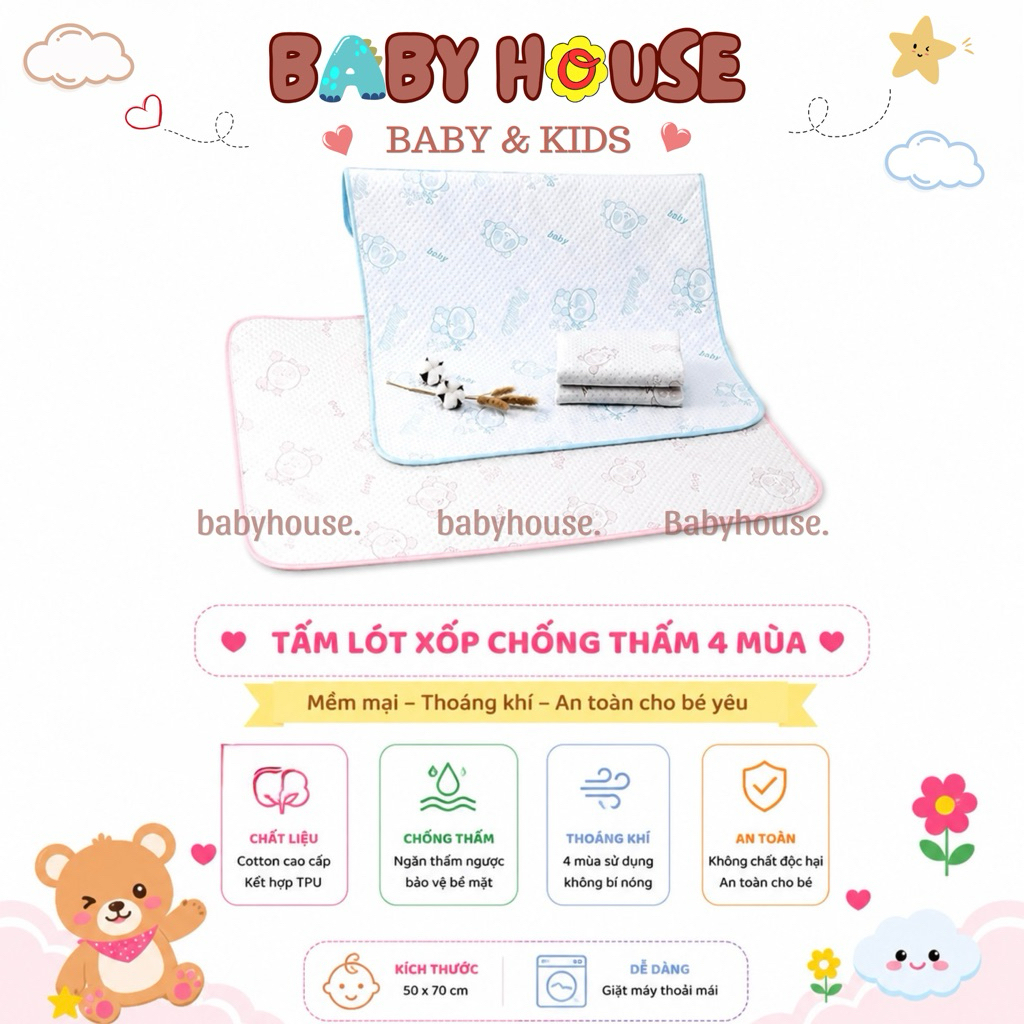 Tấm lót chống thấm 4 mùa