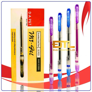 HỘP 12 Cây Bút Viết Nước MyGel / My Gel Dong A D-A Ngòi 0.5mm Hàng Chính Hãng (Xanh, Tím, Đỏ, Đen)