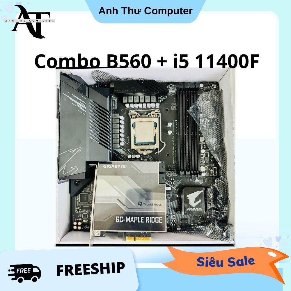 Bộ COmbo Gaming CPU i5 11400F , i5 10400F Main Gaming B460 B560 Z490 Z590 Ram lên đến 32GB Hàng Chuẩ
