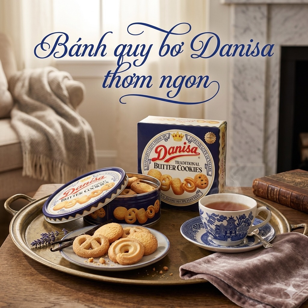 Bánh Quy Bơ Danisa Hộp Thiếc 200g / 454g / 681g Thơm Ngon