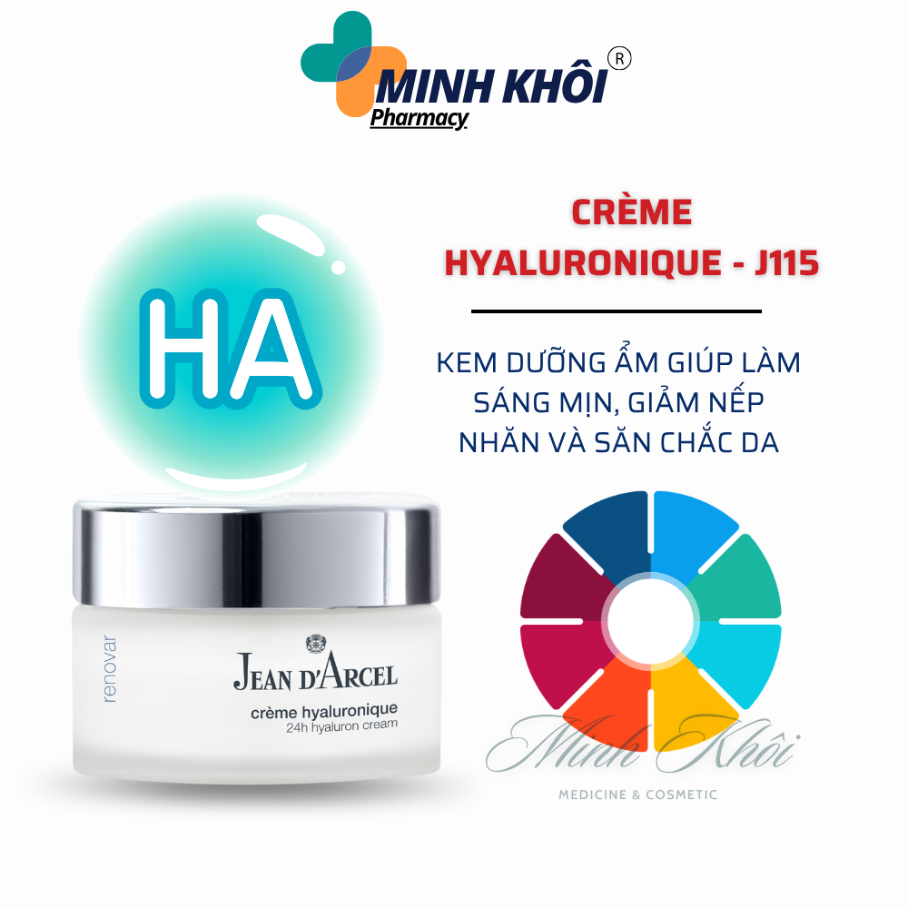 24h Hyaluron Cream - Jean d'Arcel J115 - Kem dưỡng ẩm Hyaluron