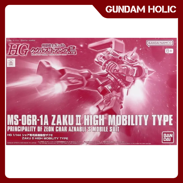 [CÓ SẴN] Mô Hình Lắp Ráp HG Zaku II High Mobility Type Char Aznable's – Cucuruz Doan's Island Chính 