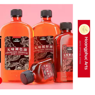 Dầu lanh/Dầu thông không mùi pha màu sơn dầu