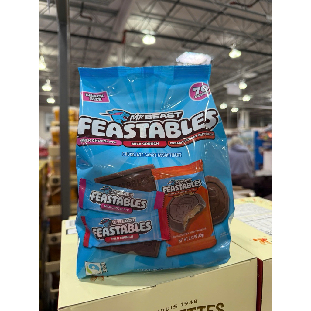 Kẹo Socola Mrbeast Frestables Chocolate bich 909g của Mỹ