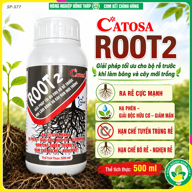 Phân Bón VL GROUP-R ROOT 2+ - Ra Rễ Cực Mạnh, Hạ Phèn, Giải Độc Hữu Cơ, Giảm Mặn, Hạn Chế Tuyến Trùn