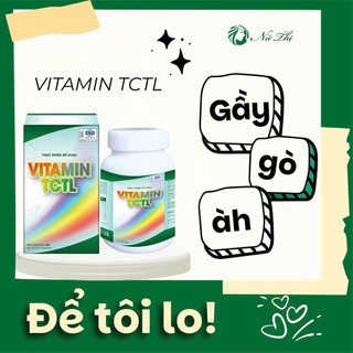 Viên ăn ngon Vitamin TCTL hỗ trợ t ăn  gg câ nn hỗ trợ tiêu hóa thèm ăn hộp nhỏ uống nửa tháng