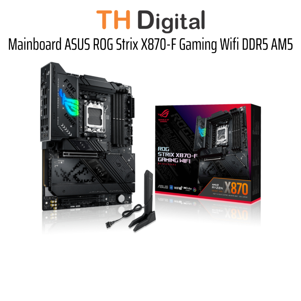 Mainboard ASUS ROG Strix X870-F Gaming WIFI DDR5 AM5 - Hàng chính hãng