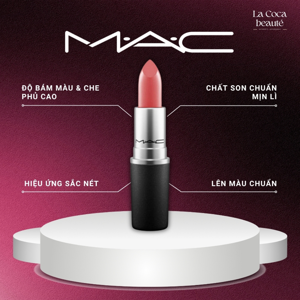 Son Thỏi Siêu Lì MAC Cosmetics Retro Matte Lipstick 3g