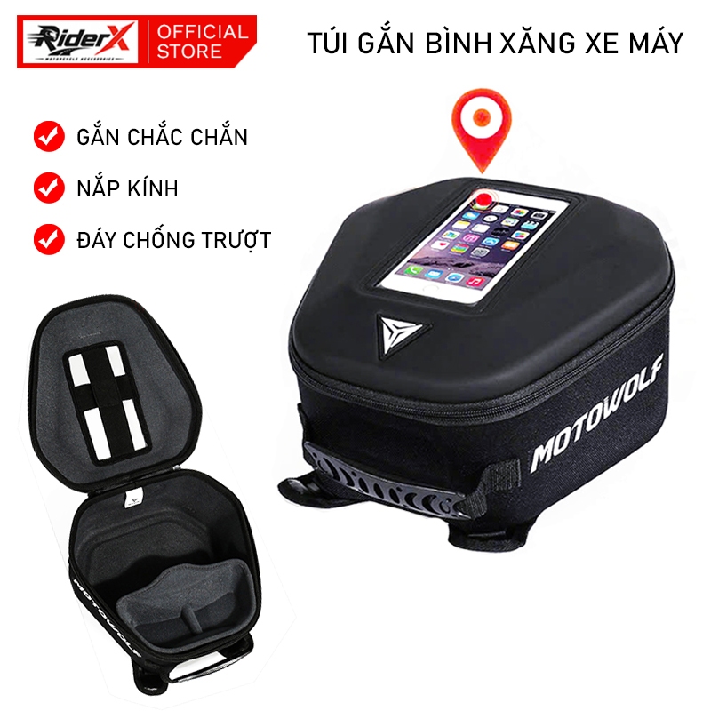 Túi gắn bình xăng xe motor MDL-0702 - chính hãng Motowolf