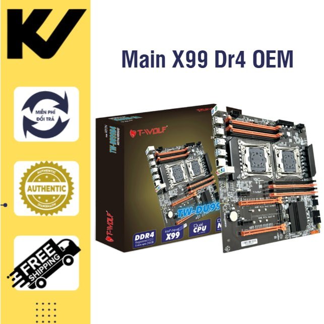 Main Dual Xeon X99 OEM DR4 Hàng 2ND Chạy ổn áp có han gỉ cũ theo thời gian ạ