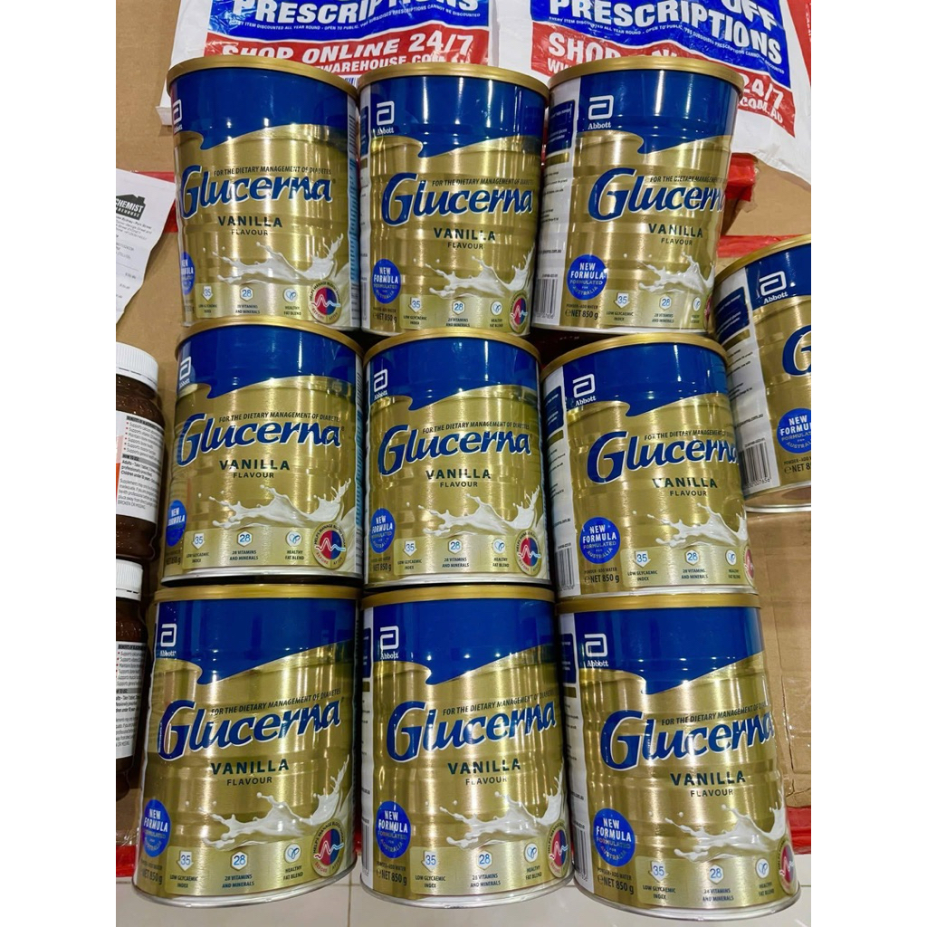 sữa bột Glucerna hương Vanilla 850g của Úc