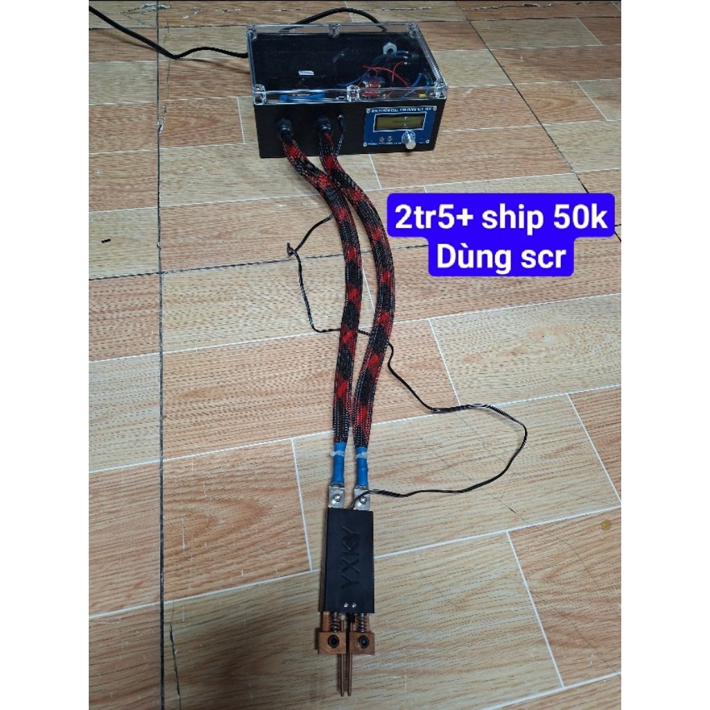 Máy hàn cell pin tay rời (hàn được kẽm 0.3) Hộp nhựa