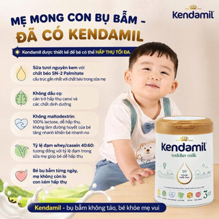 Sữa Kendamil Classic Anh Quốc Số 1, 2, 3 Cho Bé Từ Sơ Sinh Đến 3 Tuổi - Hộp 800g