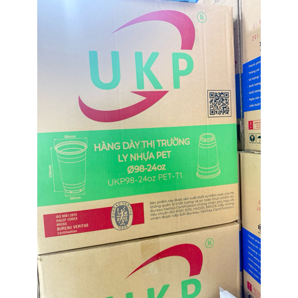 SỈ THÙNG 1.000 LY PET 700ml 98-24oz UKP