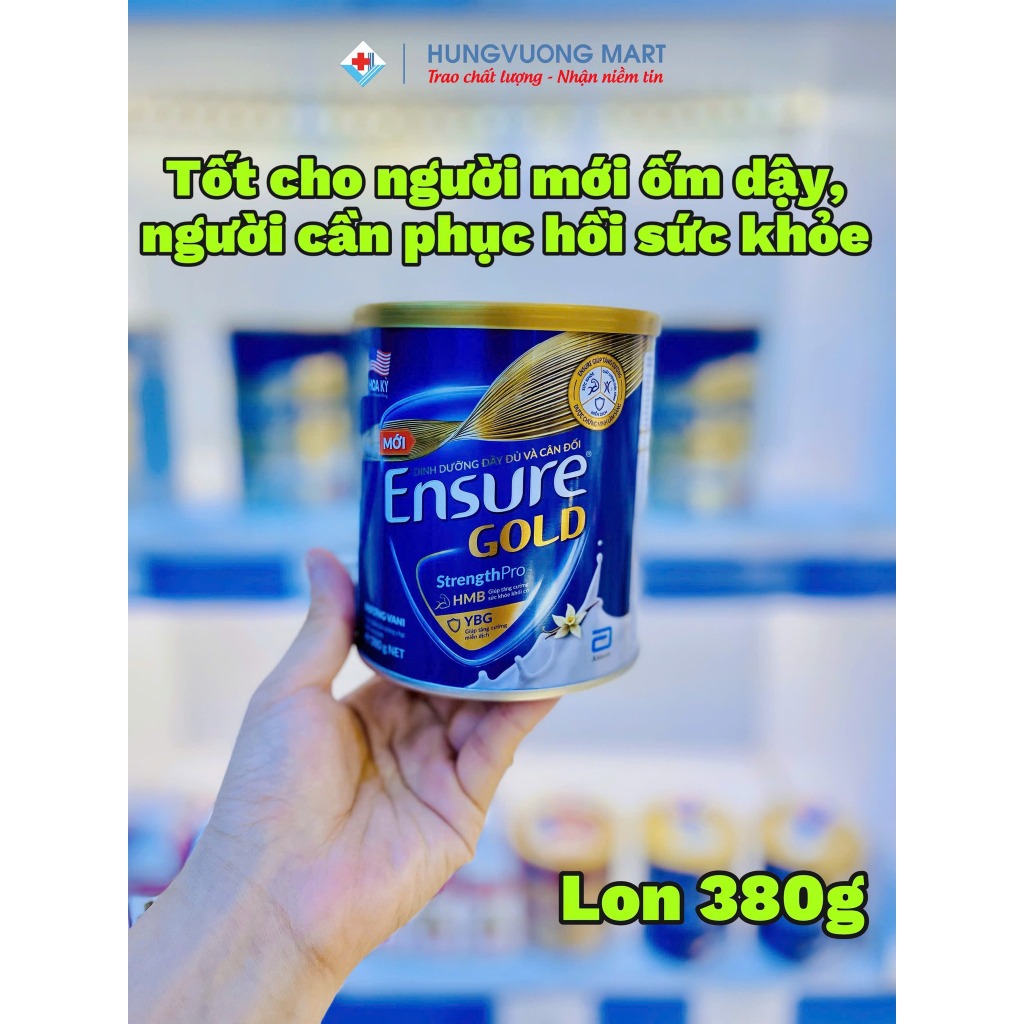 Sữa bột Ensure Gold  hương vani 380g