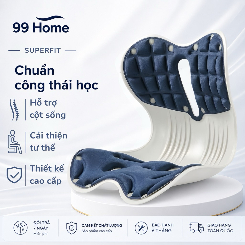 Ghế SuperFit 99 Home giảm đau mỏi lưng chỉnh dáng ngồi đúng