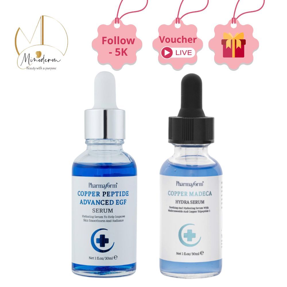 Tinh chất Pharmaform Copper Peptide Advanced EGF, Cooper Madeca Hydra phục hồi và tái tạo làn da
