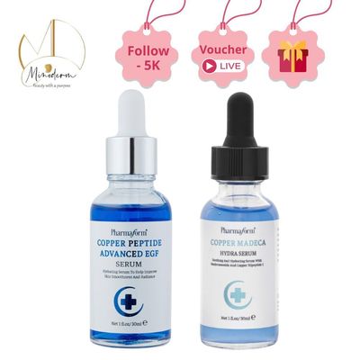 Tinh chất Pharmaform Copper Peptide Advanced EGF, Cooper Madeca Hydra phục hồi và tái tạo làn da