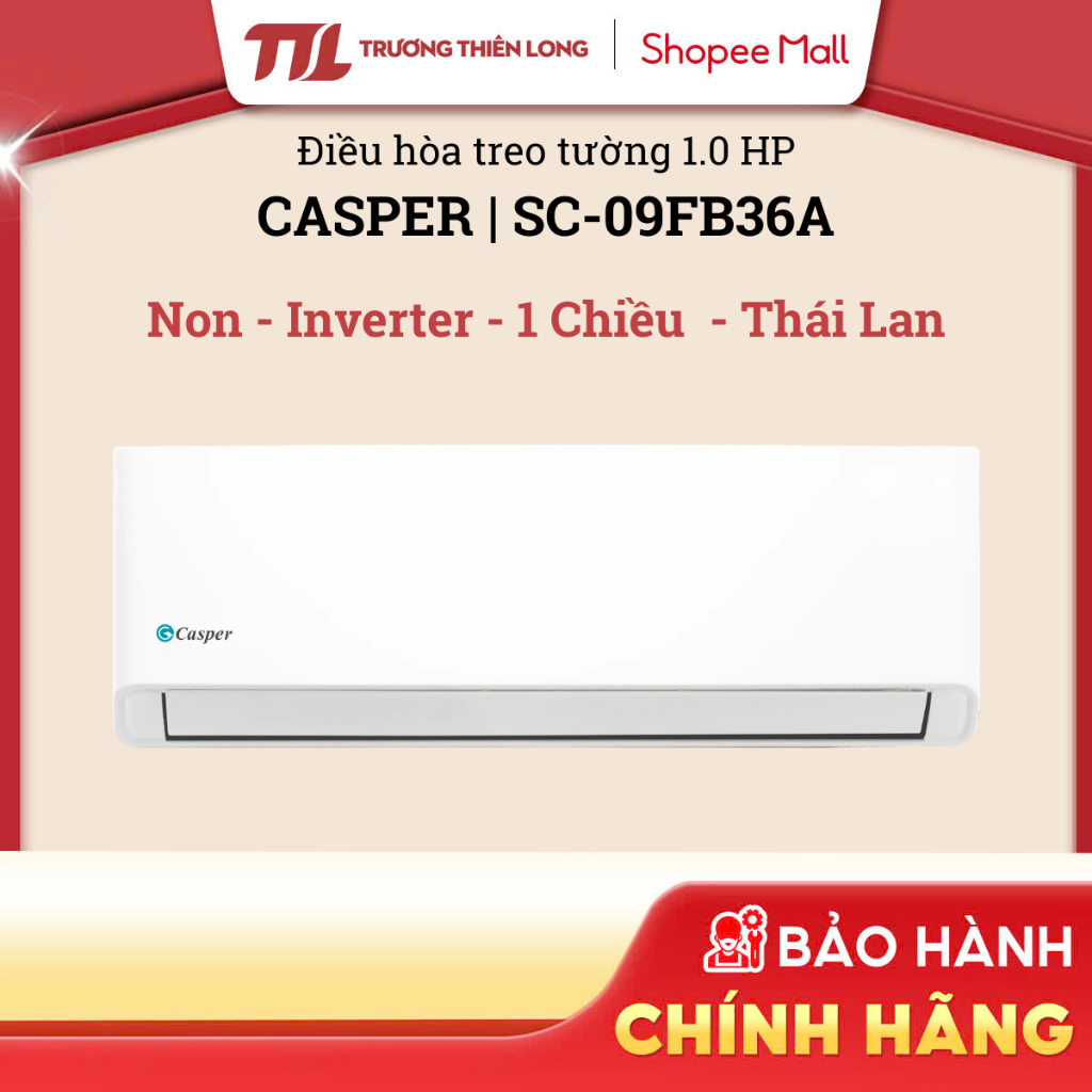 [VC 10%] SC-09FB36A | SC-18FB36M | SC-24FB36M - Máy Lạnh CASPER - Không Inverter [FREESHIP HCM]