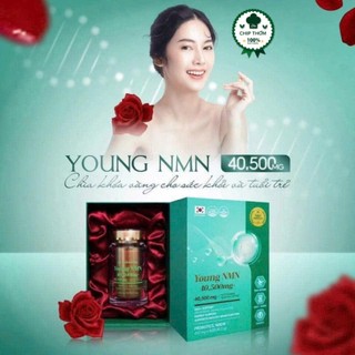 [Mẫu mới] Viên Uống Young NMN 40.500mg - hộp 90 viên - trẻ hóa cơ thể, hồi sinh làn da và sức khỏe