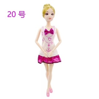 Đầm búp bê maud hồng - Đầm ngắn - Quần áo thời trang cho búp bê nữ 30cm