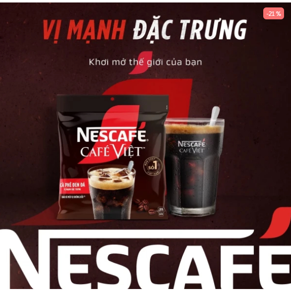 [MẪU MỚI] Cà phê Nescafe 3in1 Đậm đà hài hoà - Cà phê Nescafe 3 trong 1
