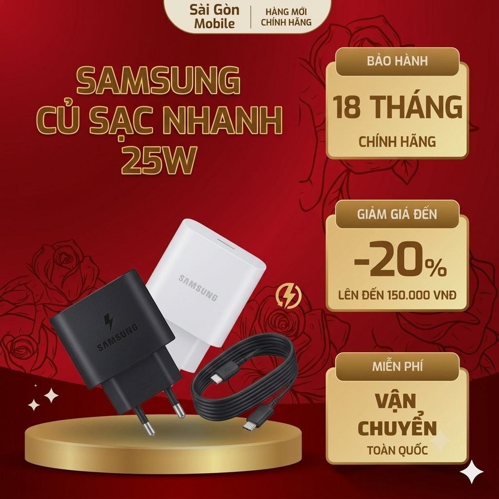 Củ Sạc Samsung 25W Chính Hãng