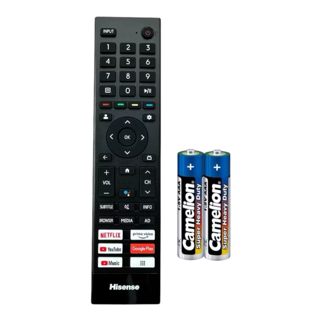 Điều khiển tivi Hisense Giọng nói, kèm Pin, Remote TV Hisense.