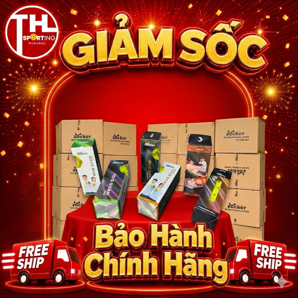 [ ZOCKER ] Bóng ZOCKER Chính Hãng 40/48 Lỗ . Chuẩn Thi Đấu ( Hộp 3 quả )