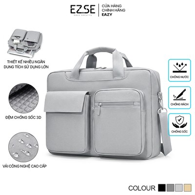 Túi xách công sở nam nữ EAZY TLA02 Túi laptop chống sốc chống nước , Cặp đựng tài liệu, giáo trình